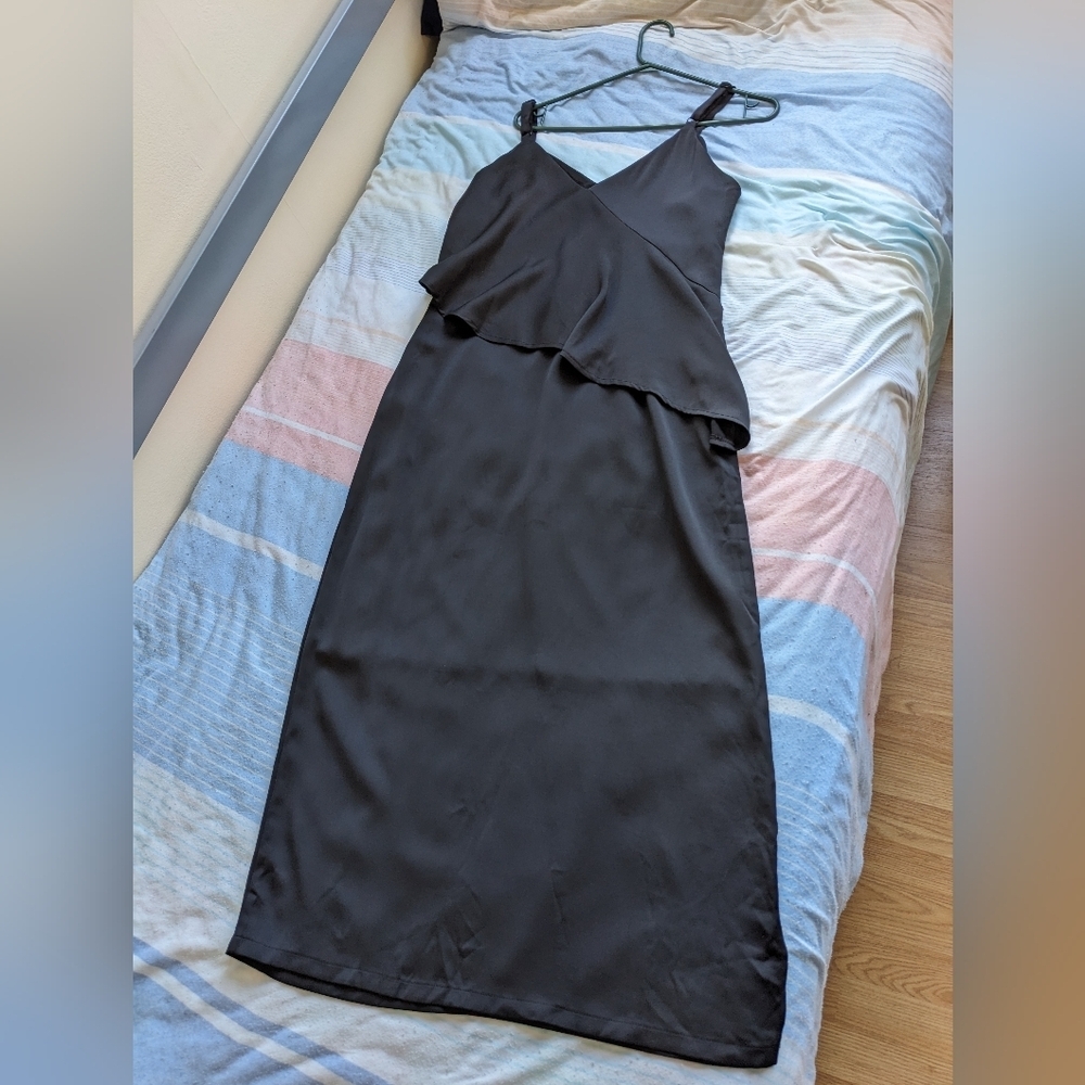 Pink Martini V-Neck Black  Dress
